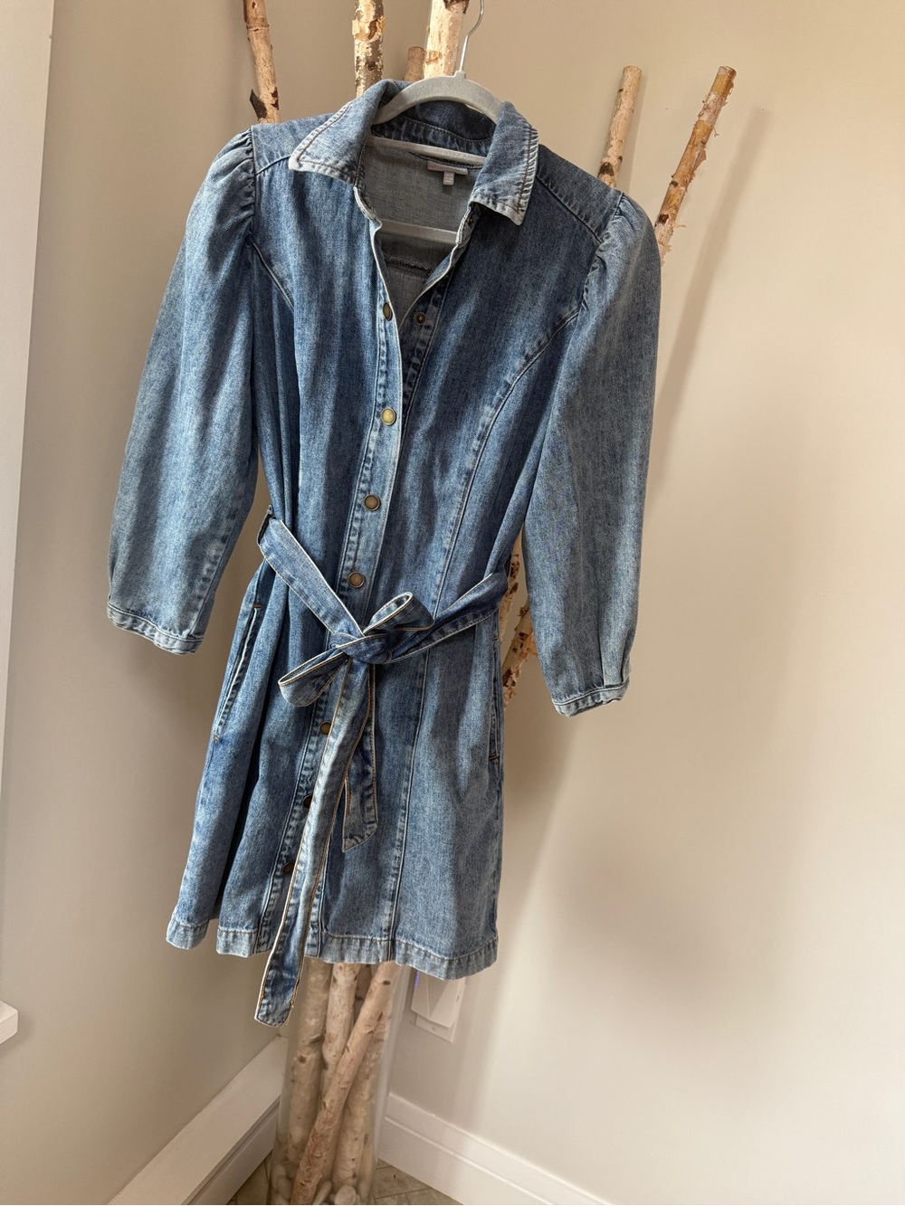 Oliver Bonas Denim Shirt Dress - Picture 4 of 6